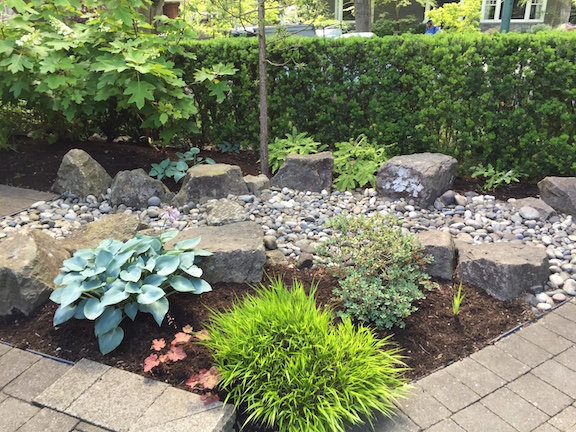 garden maintenance river rocks gardening planting spring clean up