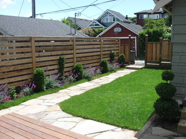 Flagstone patio pathway landscaping vancouver bc higher ground gardens